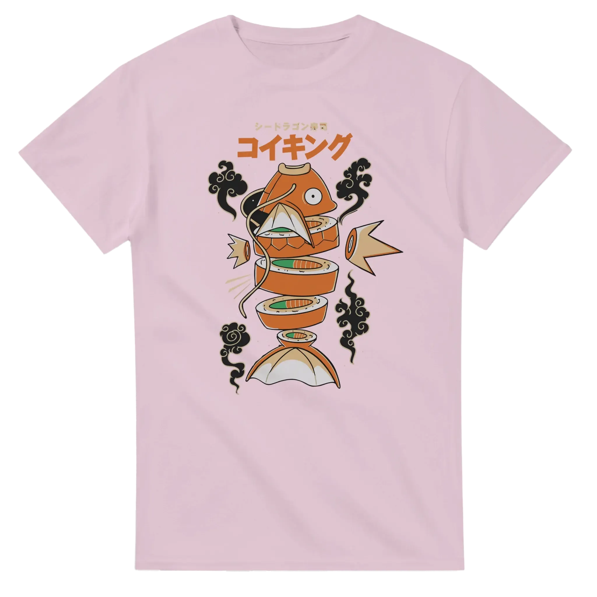 Sushicarp Anime T-shirt-Light Pink-S-Bootlg