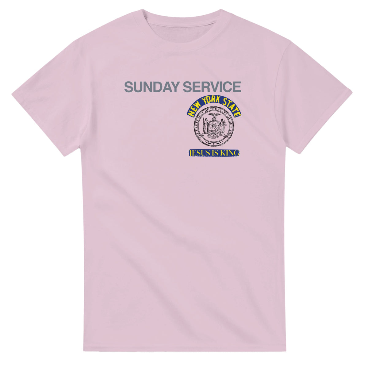 Jesus Is King New York Tee-Light Pink-S-Bootlg