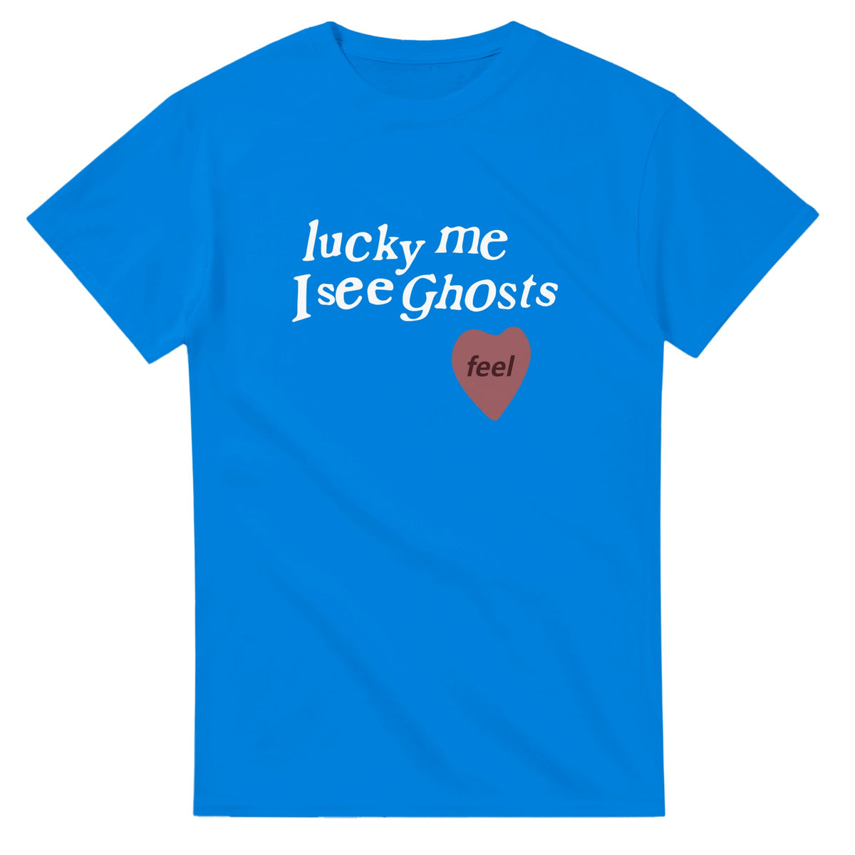 Lucky Me I See Ghosts T-Shirt-Royal-S-Bootlg