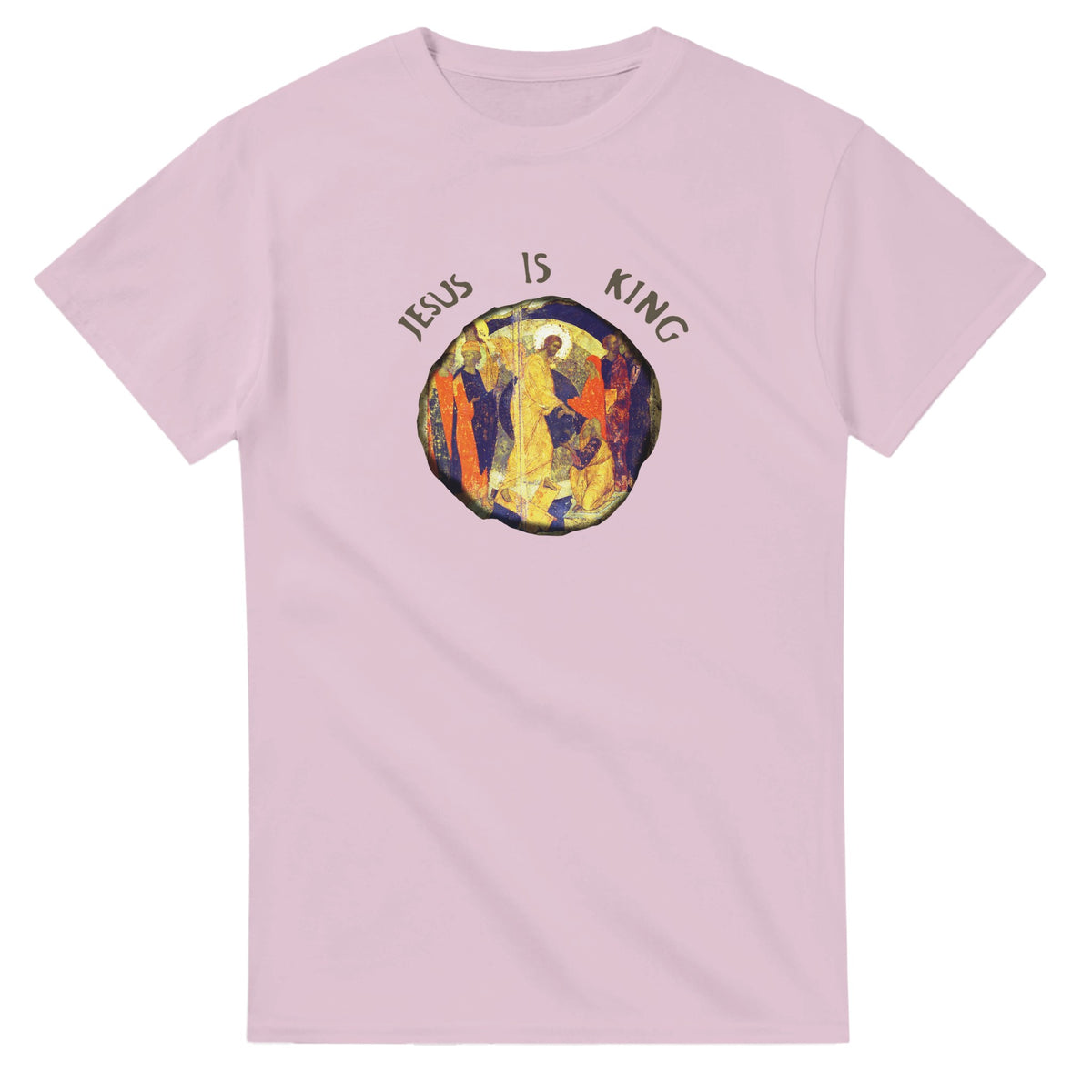 Jesus Is King Kanye West Sunday Service T-Shirt-Light Pink-S-Bootlg