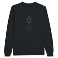 Donda inspired long sleeve shirt in Black, Gelato front view