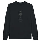 Donda inspired long sleeve shirt in Black, Gelato front view