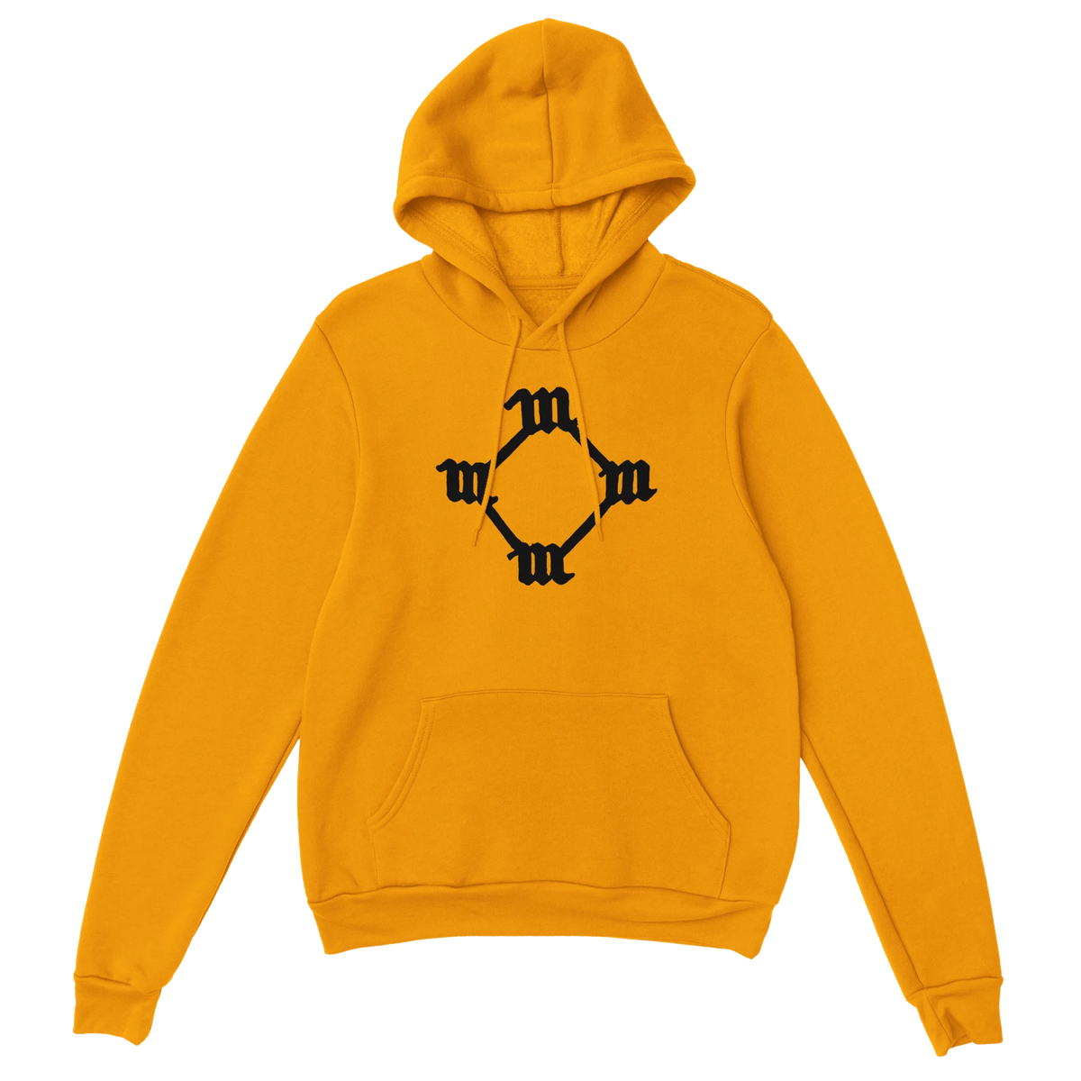 Four M Kanye West Tattoo Hoodie-Gold-S-Bootlg