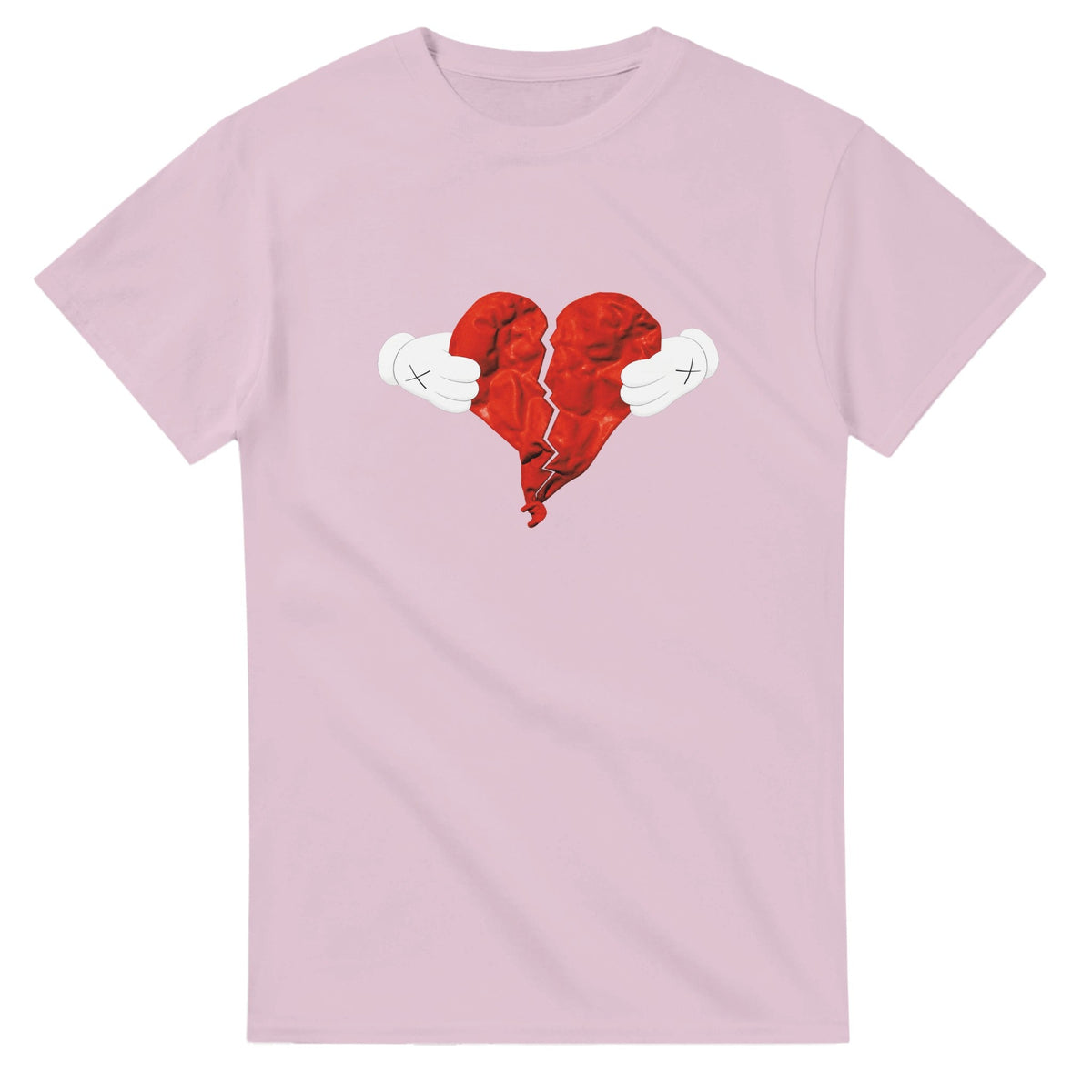 Heartless Kanye West Tee-Light Pink-S-Bootlg