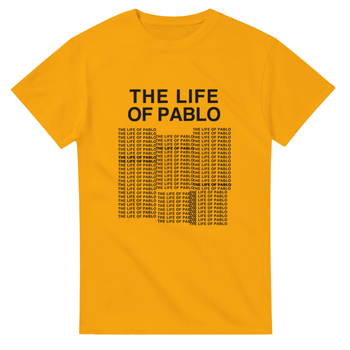 The Life of Pablo T-Shirt-Gold-S-Bootlg