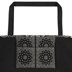 Bandana Tote Bag | Black & Grey-Bootlg