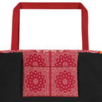 Bandana Tote Bag | Red & Orange-Bootlg