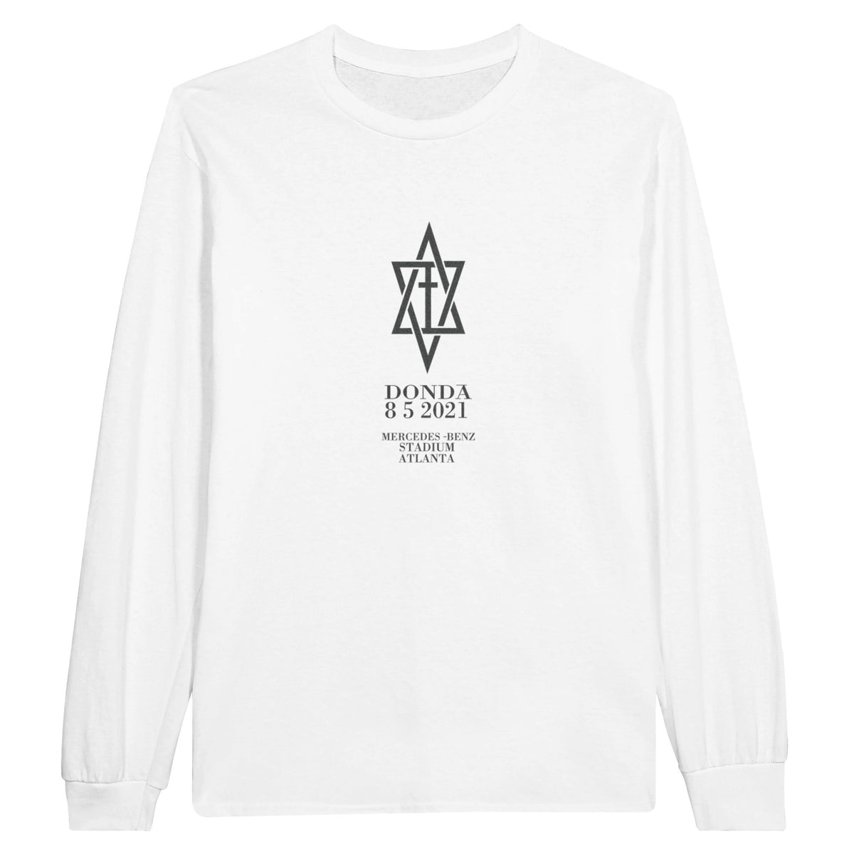 Donda Kanye West Long Sleeve-White-S-Bootlg
