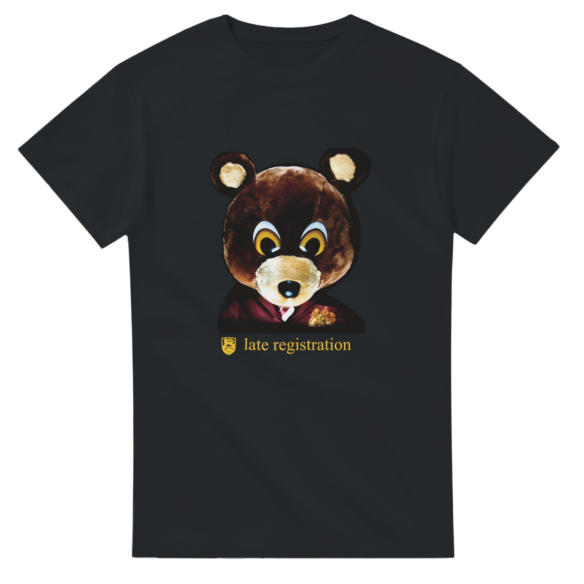 Kanye West Late Registration Tee-Black-S-Bootlg