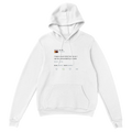 Room Full of Mirrors Kanye West Tweet Hoodie-White-S-Bootlg