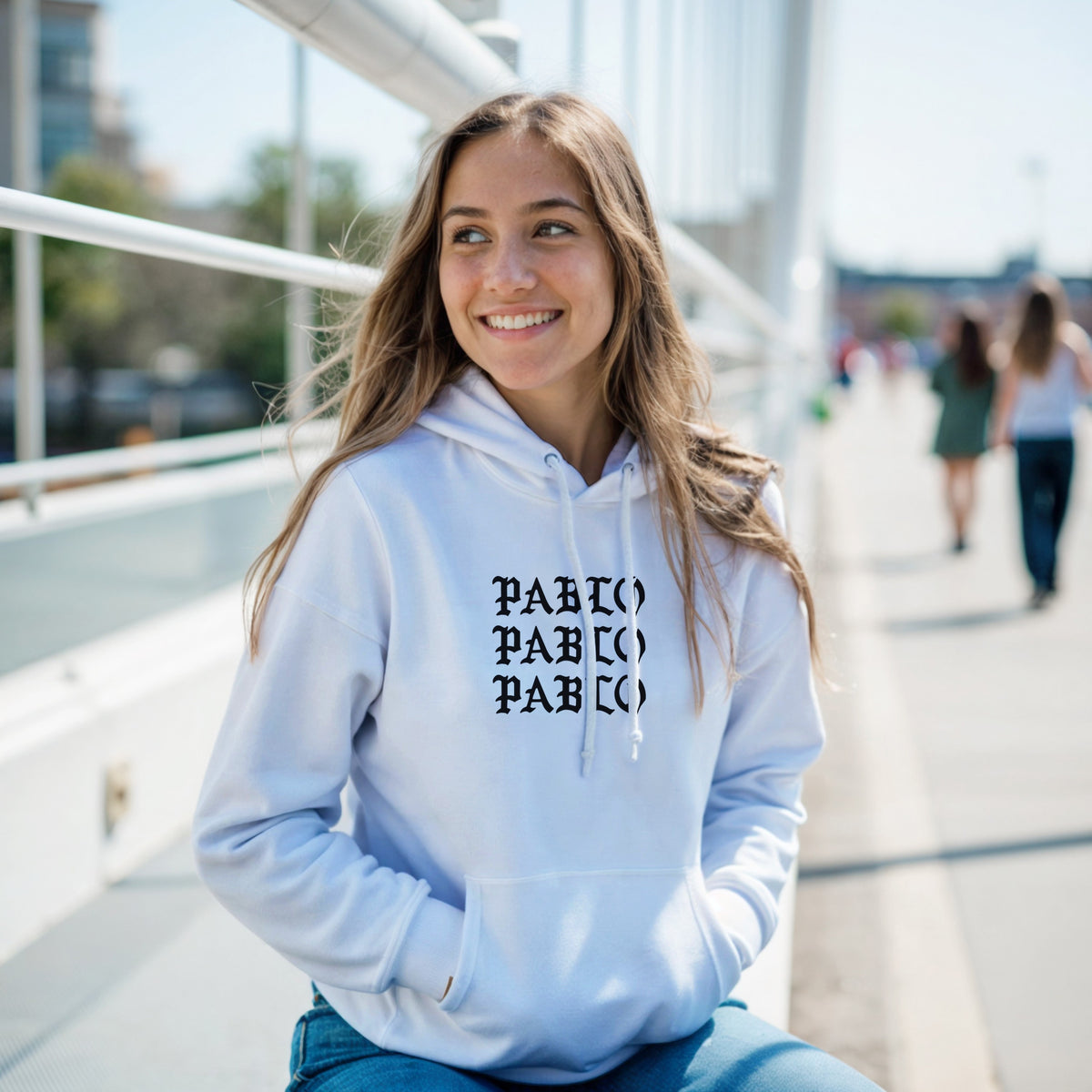 Pablo Kanye West Hoodie-White-S-Bootlg