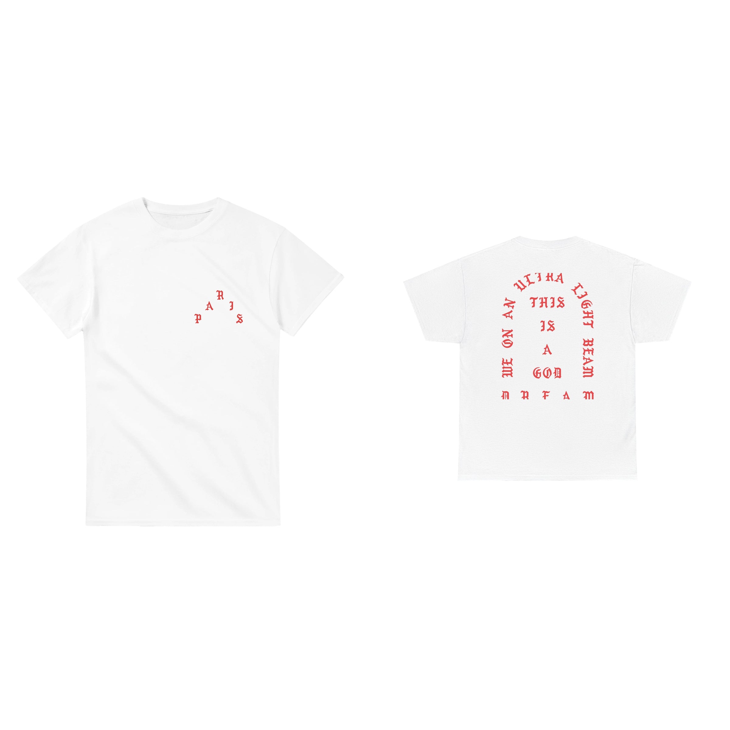 Ultralight Beam Paris T-Shirt-White-S-Bootlg