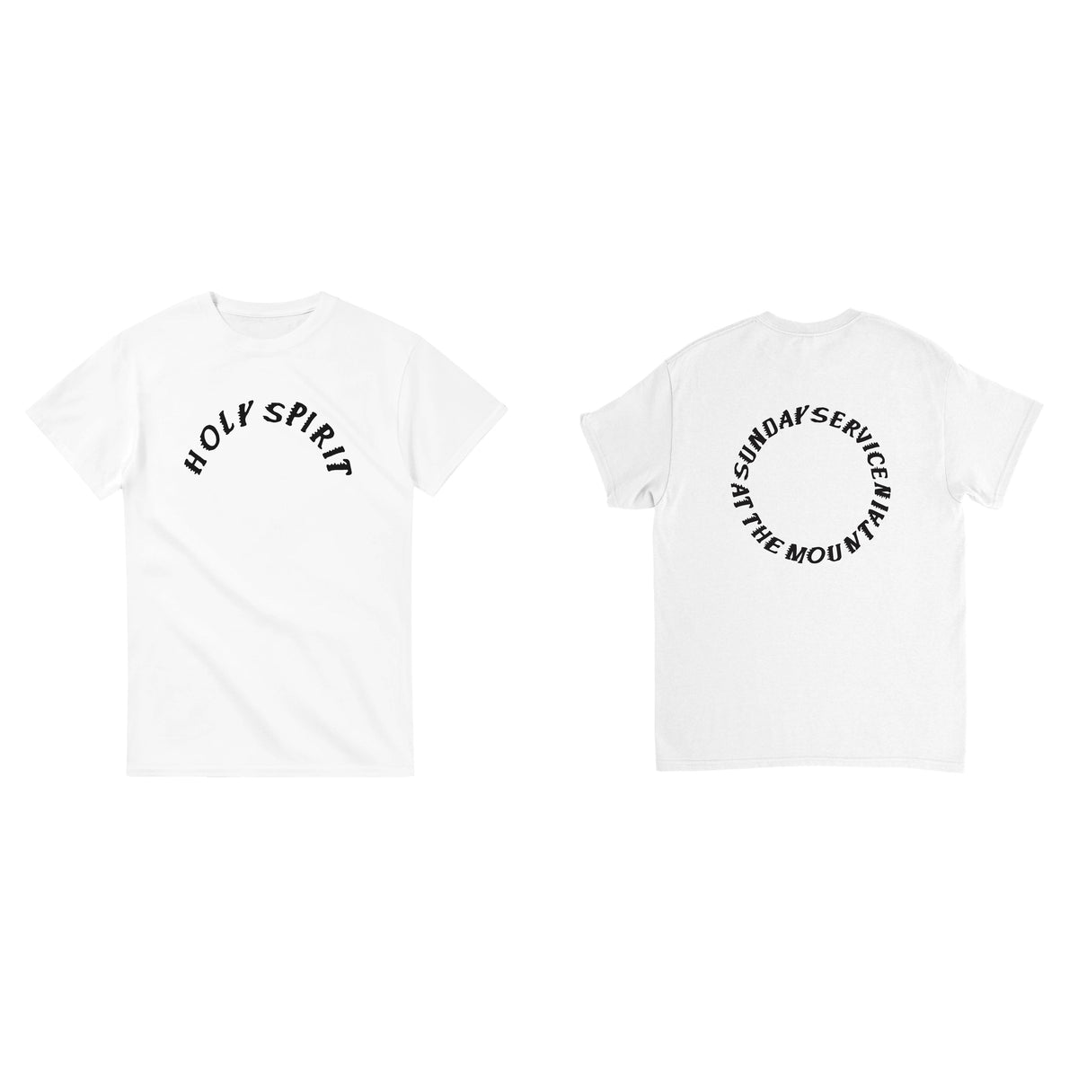 Holy Spirit Sunday Service T-Shirt-White-S-Bootlg