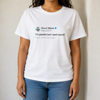 I'm grateful but I want more!!! Gucci Mane Tweet T-Shirt-L-White-Bootlg