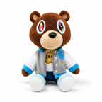 Kanye bear plush 10-inch bootleg collectible on white background