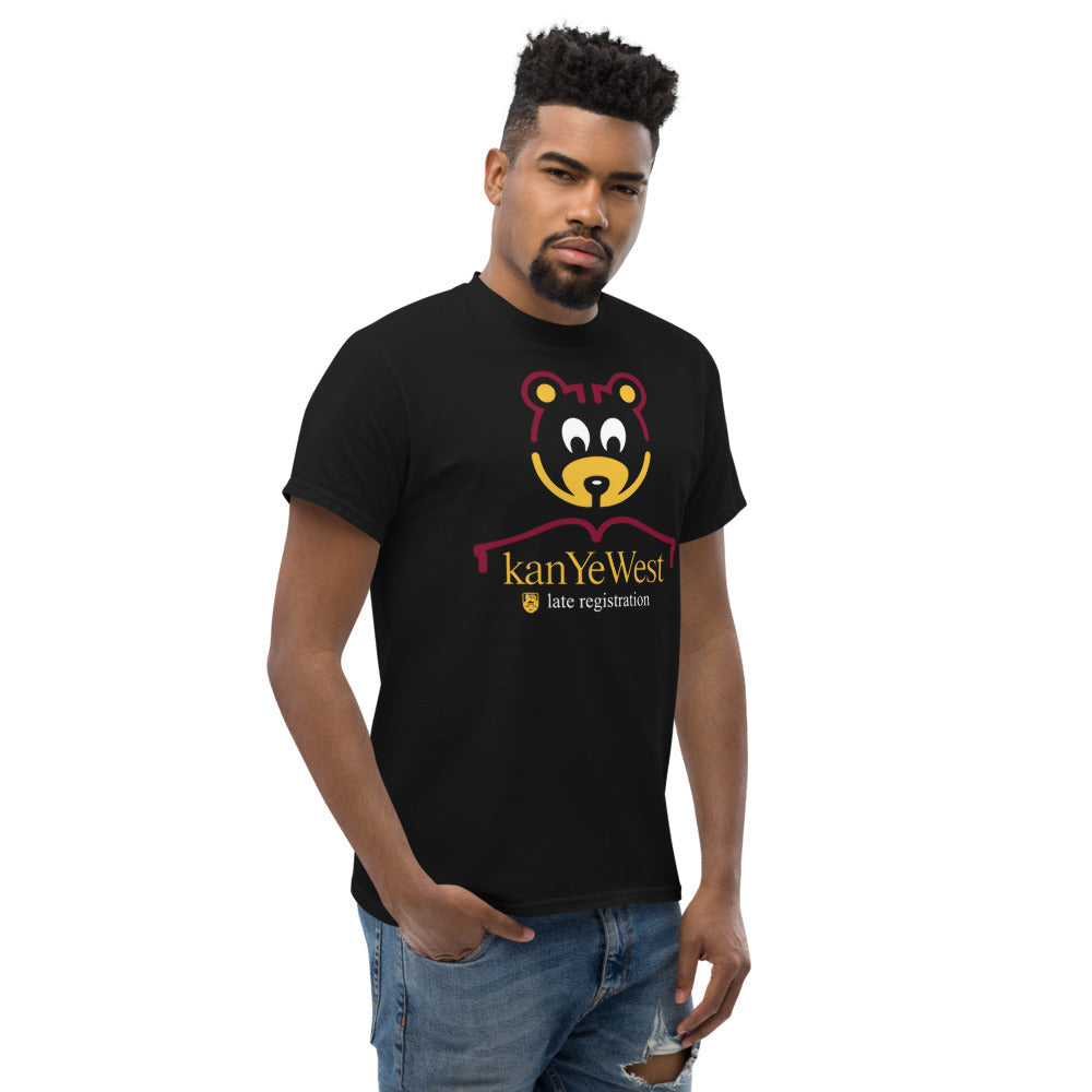 Kanye West The Late Registration Logo T-Shirt-Light Pink-S-Bootlg