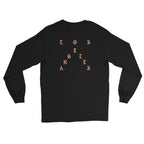 Pablo Los Angeles long sleeve back view in Black, corrected placement