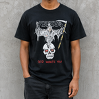 Kanye West Yeezus 2022 Tour Tee Reaper Design-Black-S-Bootlg