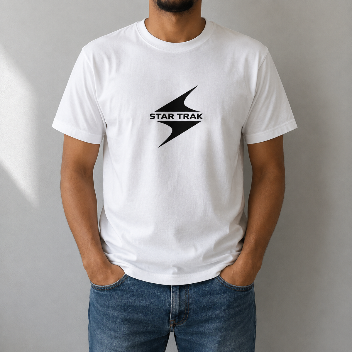 Star Trak Unisex Ultra Cotton Tee - The Neptunes Pharrell Williams Chad Hugo N*E*R*D inspired-L-White-Bootlg