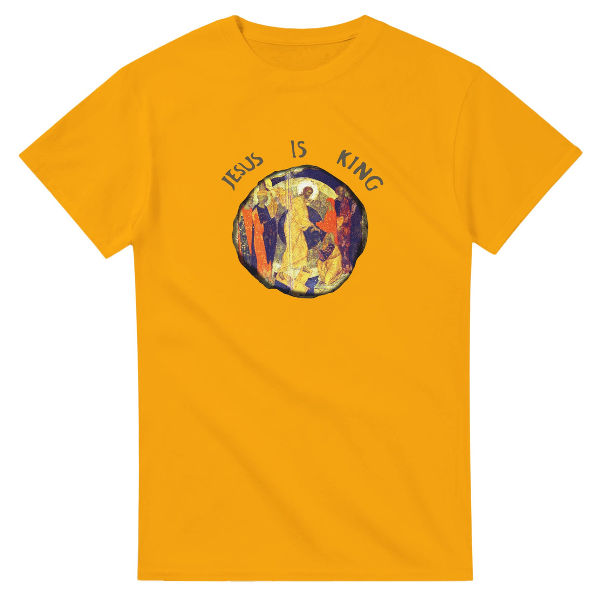 Jesus Is King Kanye West Sunday Service T-Shirt-Gold-S-Bootlg