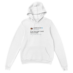 If I Got Any Cooler Kanye West Tweet Hoodie-White-S-Bootlg