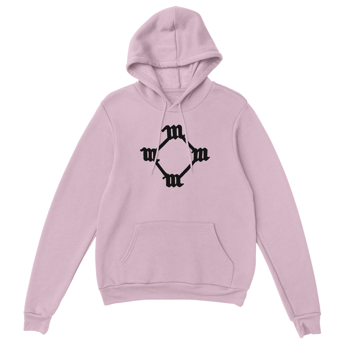 Four M Kanye West Tattoo Hoodie-Light Pink-S-Bootlg