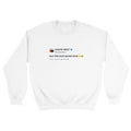 Burn That Excel Spreadsheet Crewneck-White-S-Bootlg