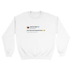 Burn That Excel Spreadsheet Crewneck-White-S-Bootlg
