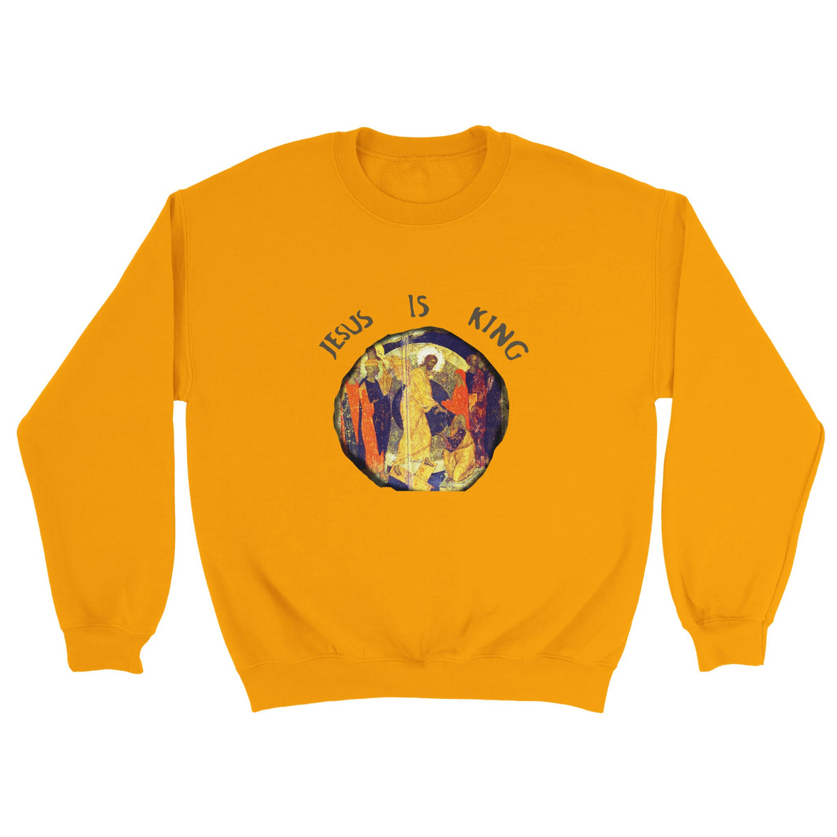 Jesus Is King Kanye West Sunday Service Crewneck-Gold-S-Bootlg