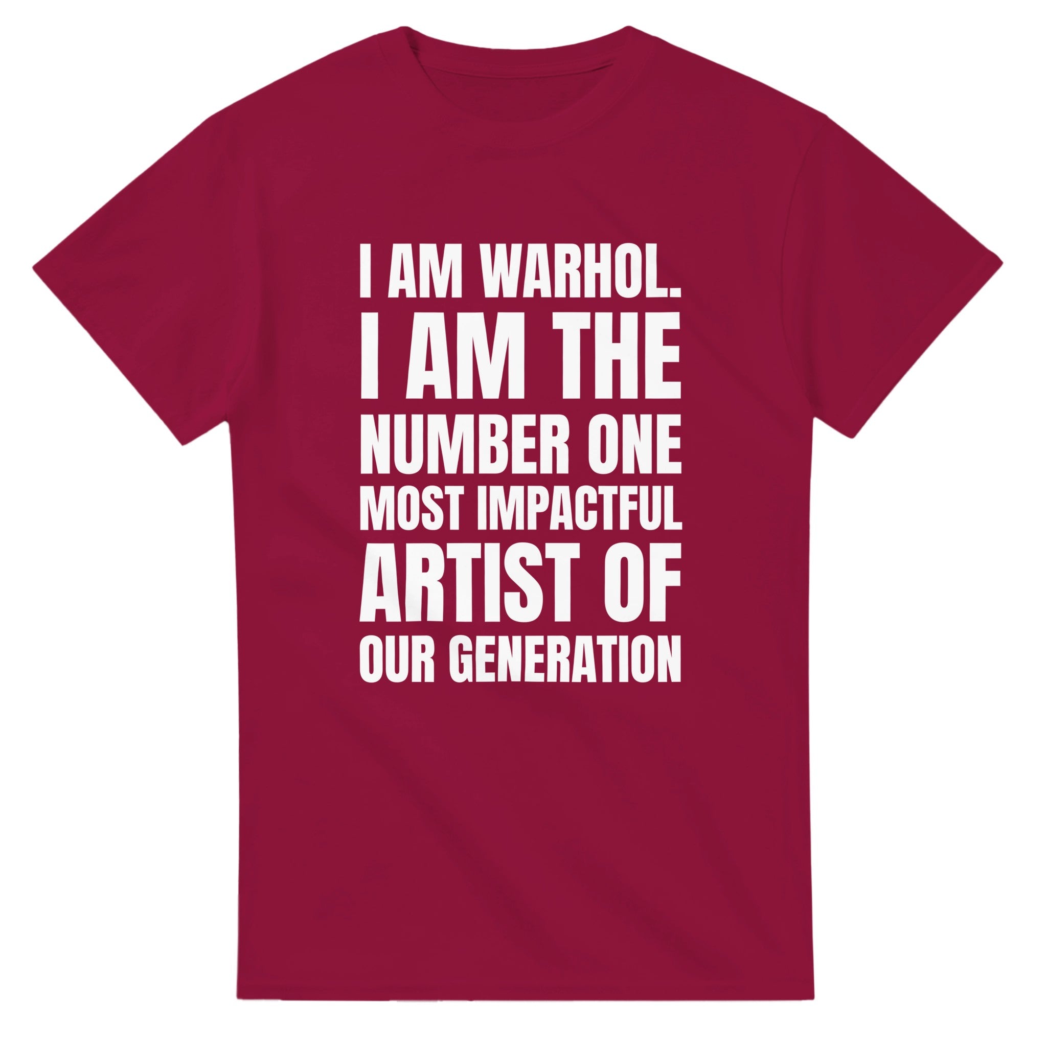 I Am Warhol Kanye West Tee-Cardinal Red-S-Bootlg