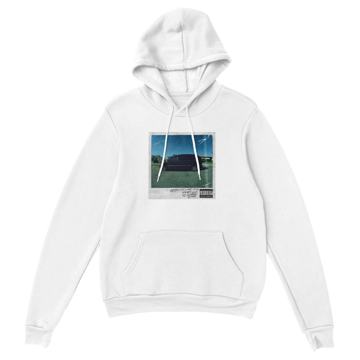 Good Kid, m.A.A.d city Hoodie-White-S-Bootlg