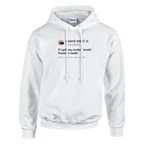 If I Got Any Cooler Kanye West Tweet Hoodie-White-S-Bootlg