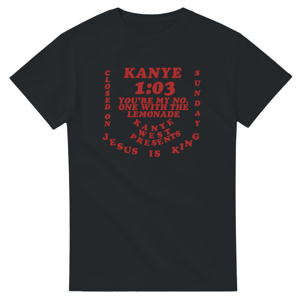 Jesus Is King That's On God T-Shirt-Black-S-Bootlg