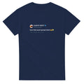 Burn That Excel Spreadsheet Tee-Navy-S-Bootlg