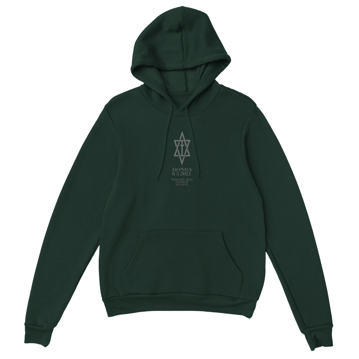 Donda Kanye West Hoodie-Forest Green-S-Bootlg