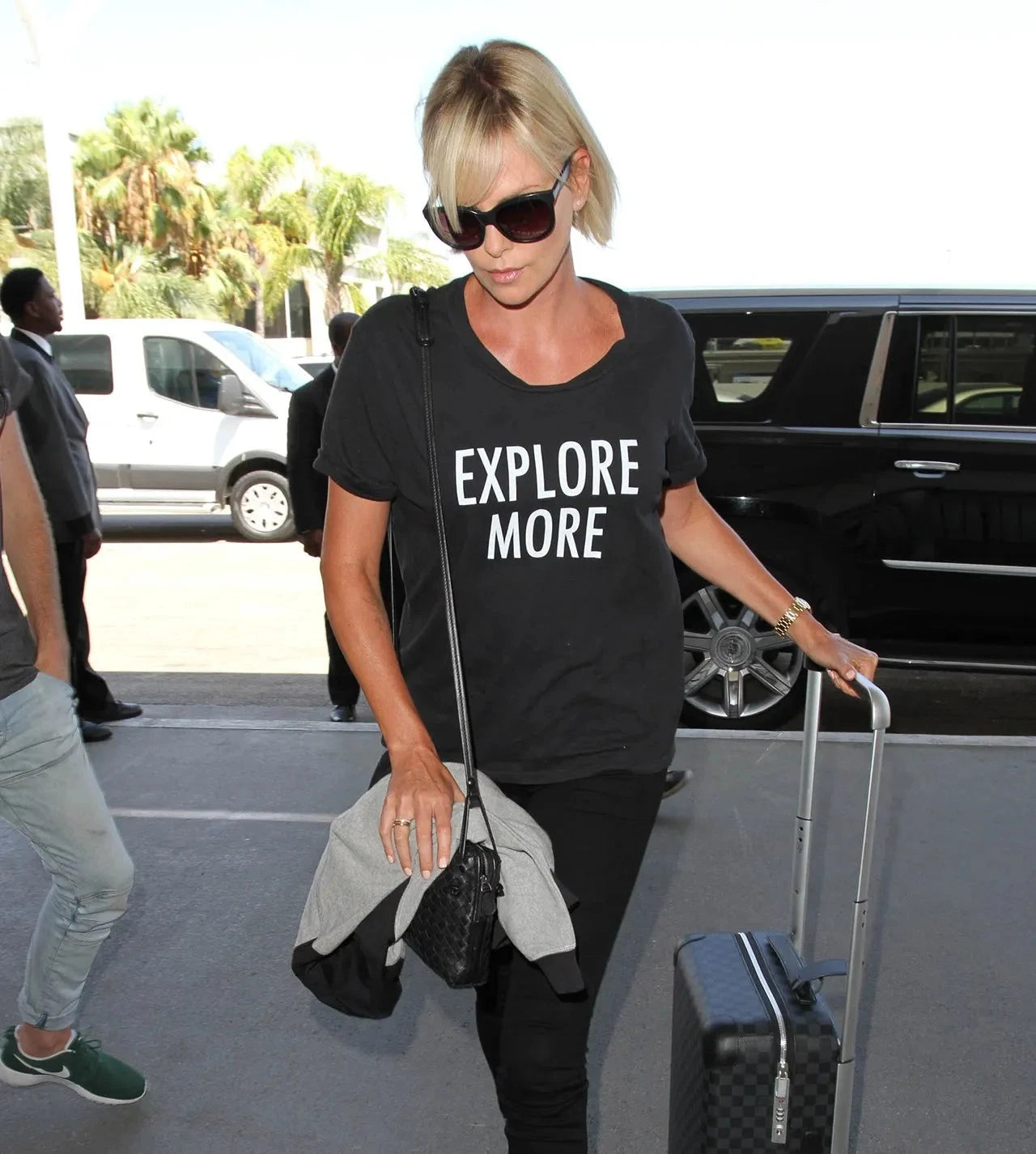 Explore More Tee – Charlize Theron unisex slogan shirt