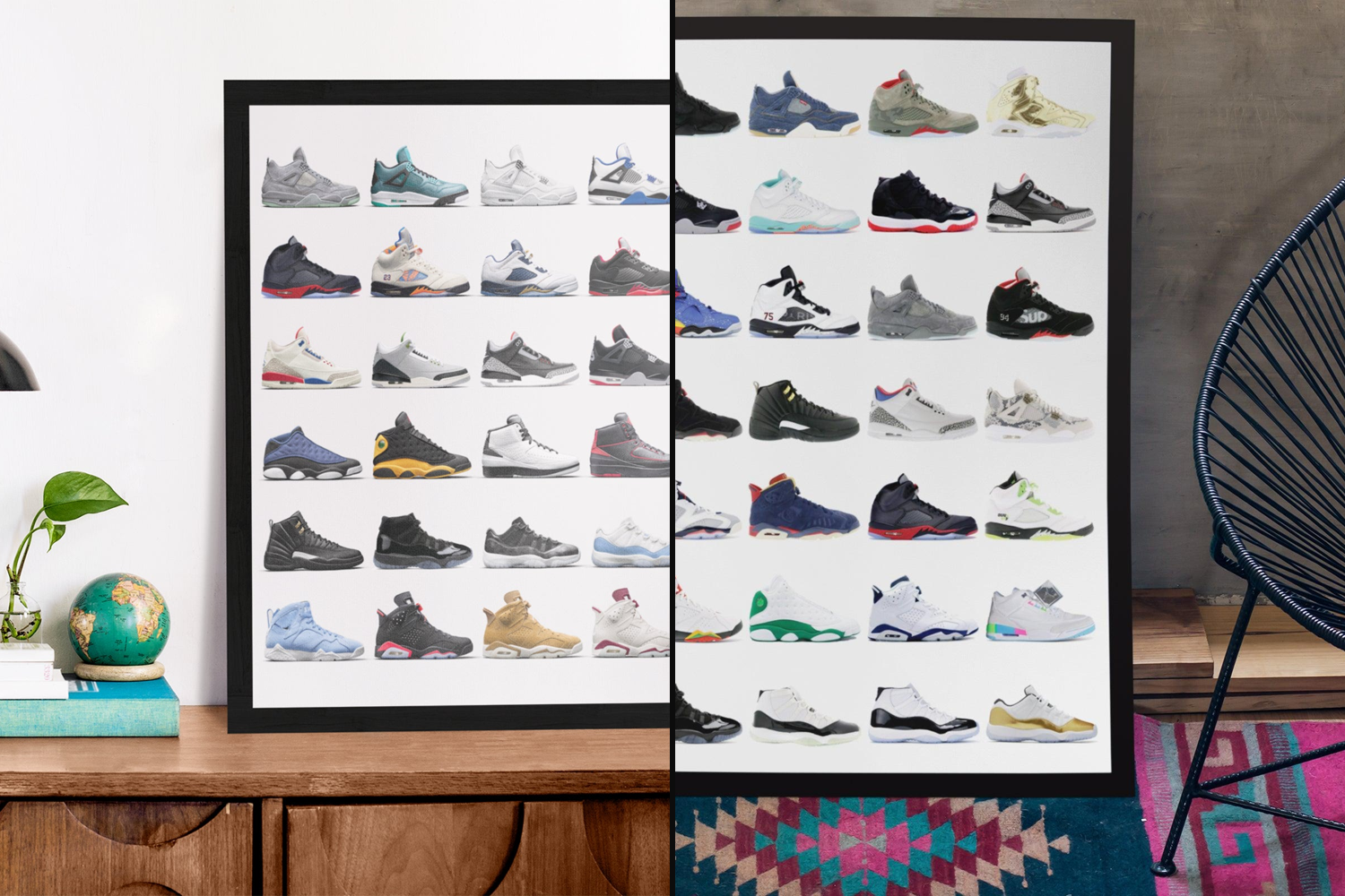 Bootleg posters in room