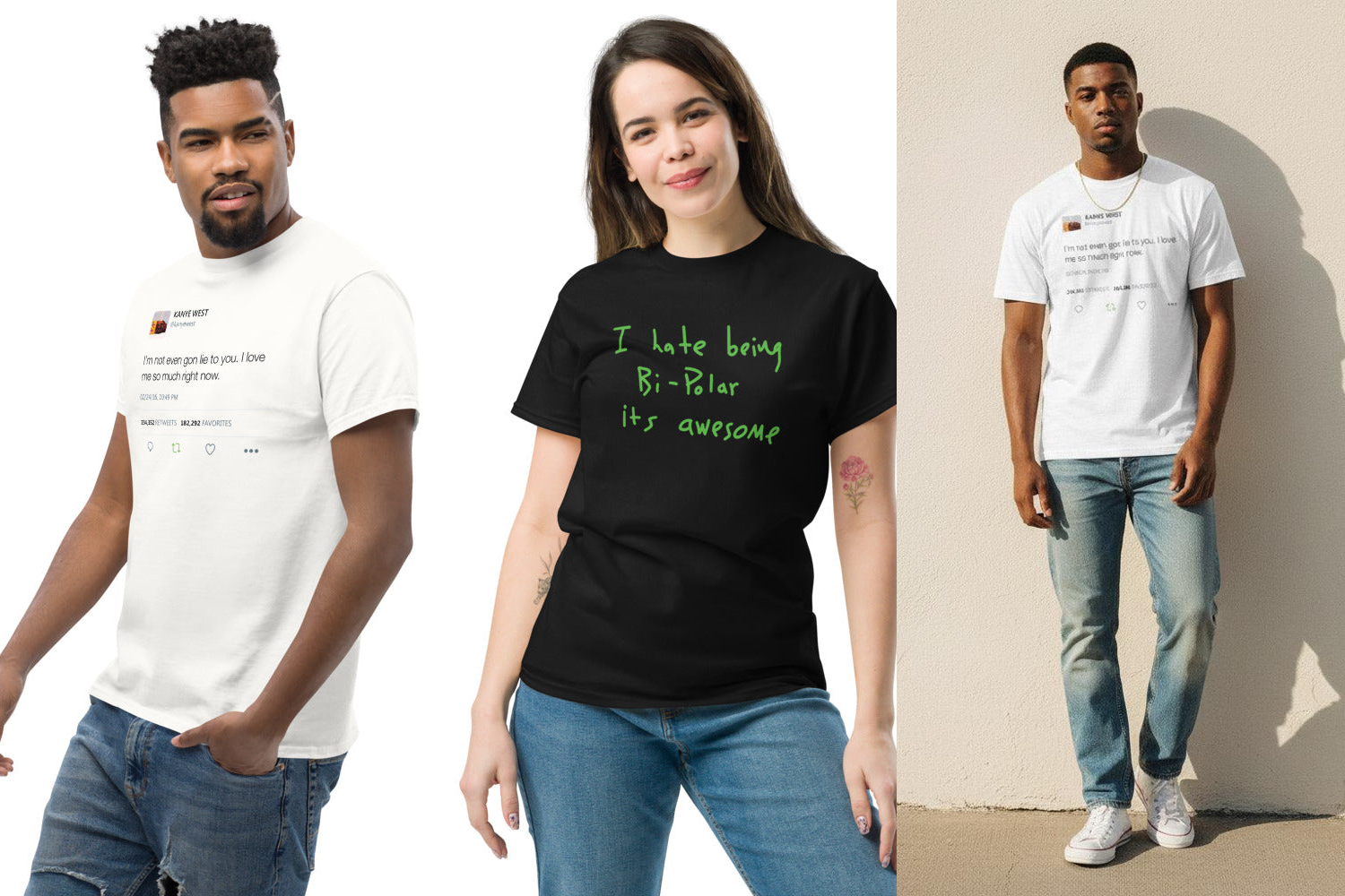 Bootleg tees worn lookbook