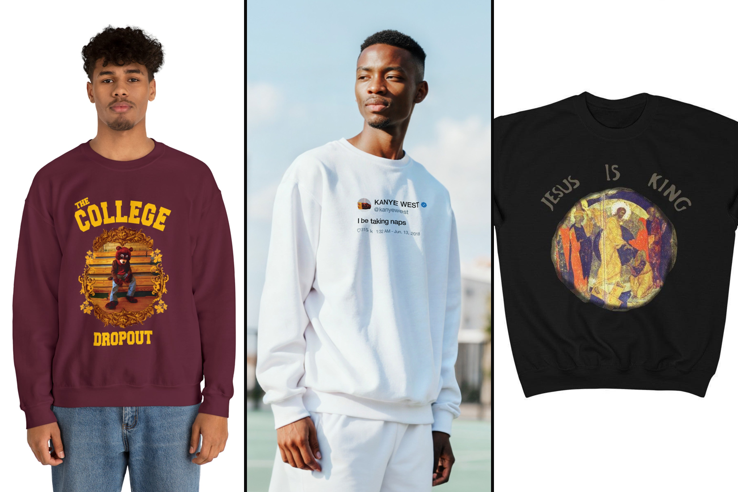 Bootleg crewnecks real lookbook