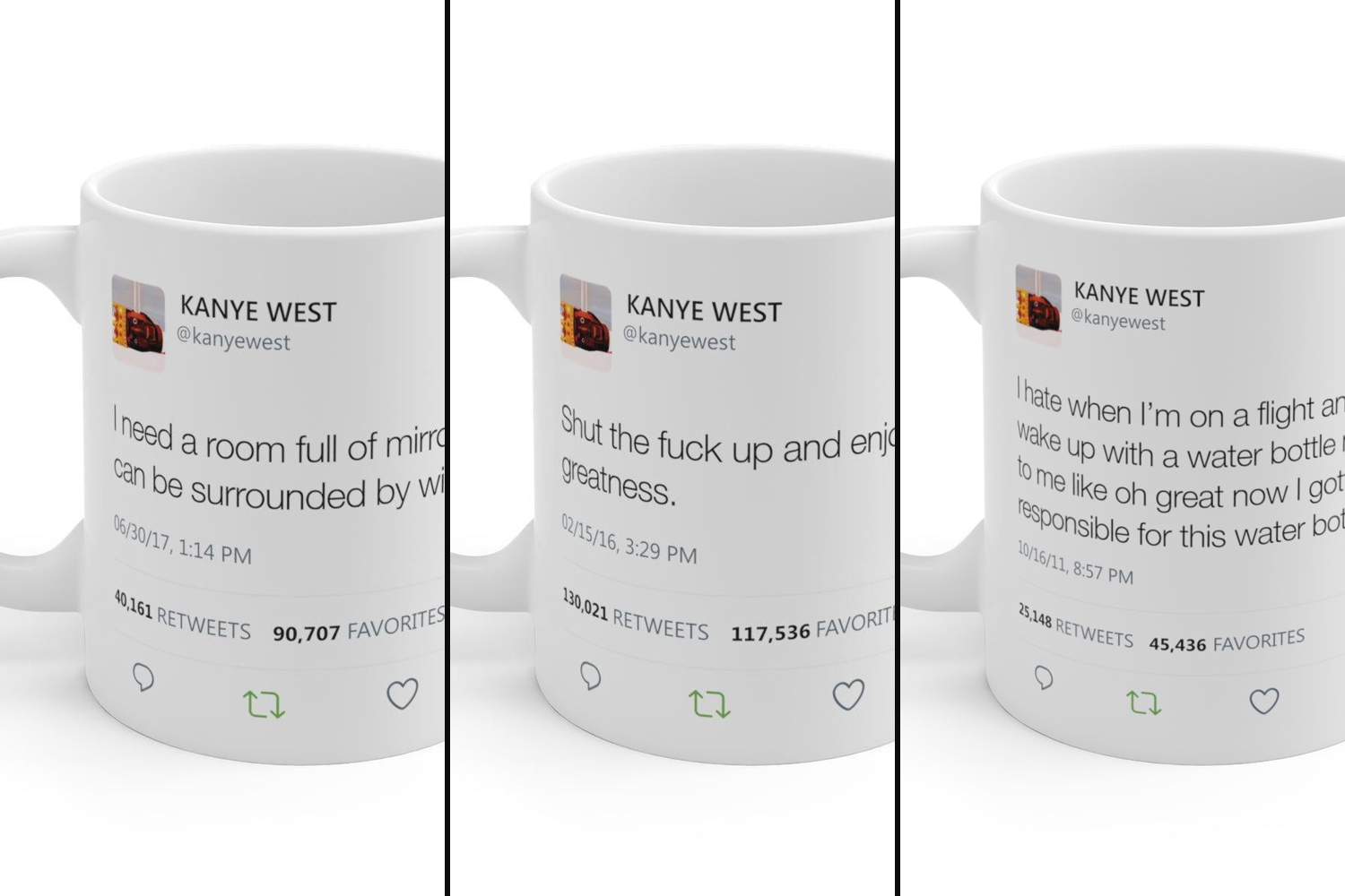 Bootleg tweet-mugs real