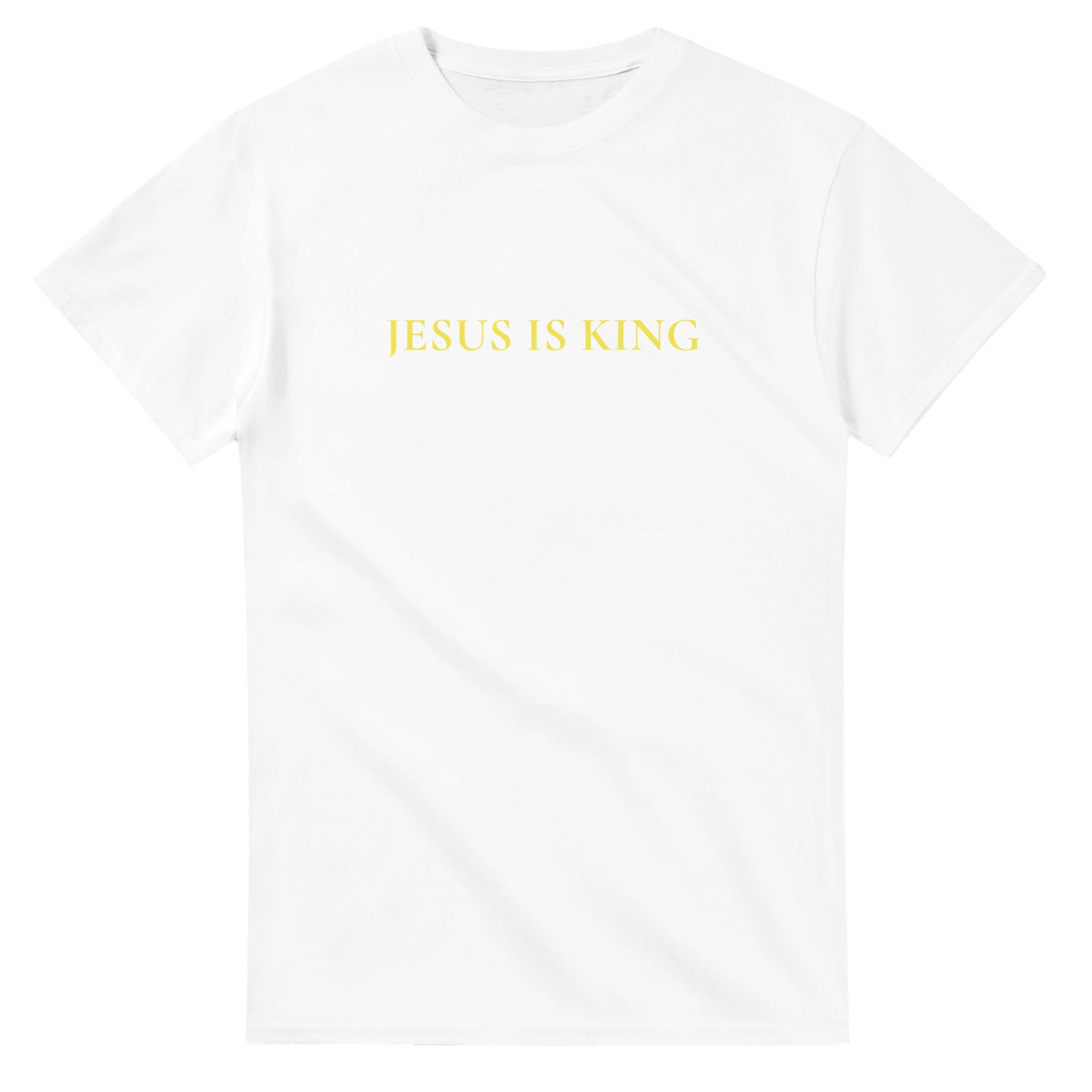 Jesus Is King Sunday Service Tee-White-S-Bootlg