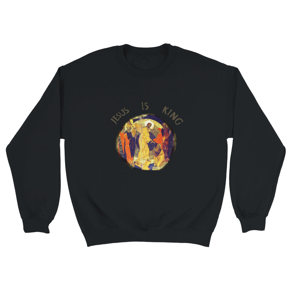 Jesus Is King Kanye West Sunday Service Crewneck-Black-S-Bootlg