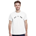 Jesus Is King Arched T-Shirt-White-S-Bootlg