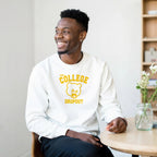 The College Dropout Crewneck Sweatshirt - Old Kanye West-White-S-Bootlg