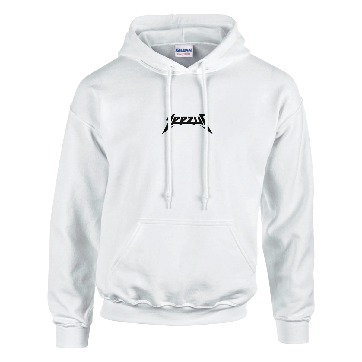 Yeezus Logo Hoodie-White-S-Bootlg