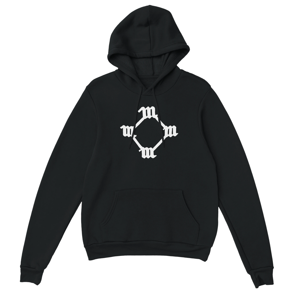 Four M Kanye West Tattoo Hoodie-Black-S-Bootlg
