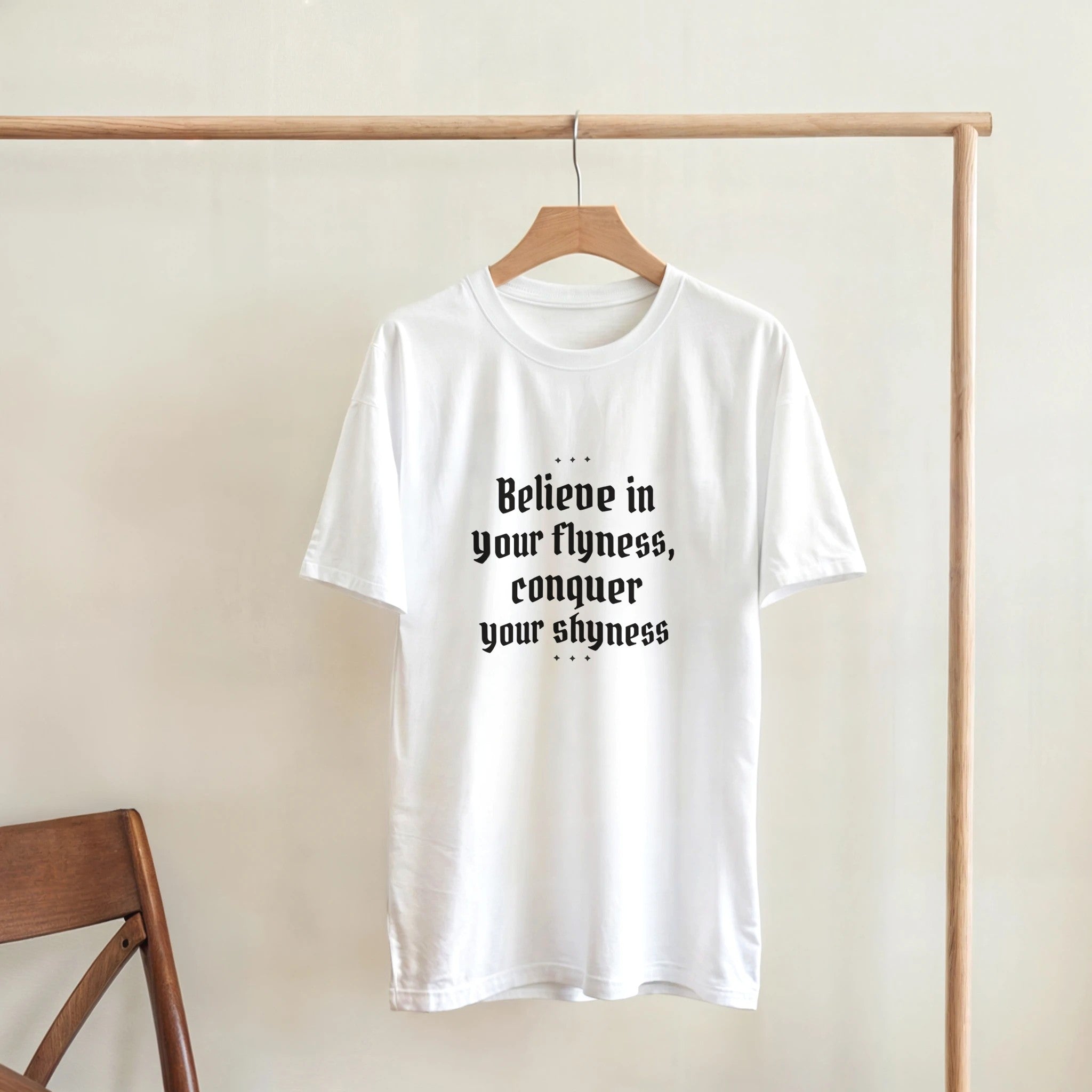 Believe In Your Flyness Kanye West Tee-White-S-Bootlg