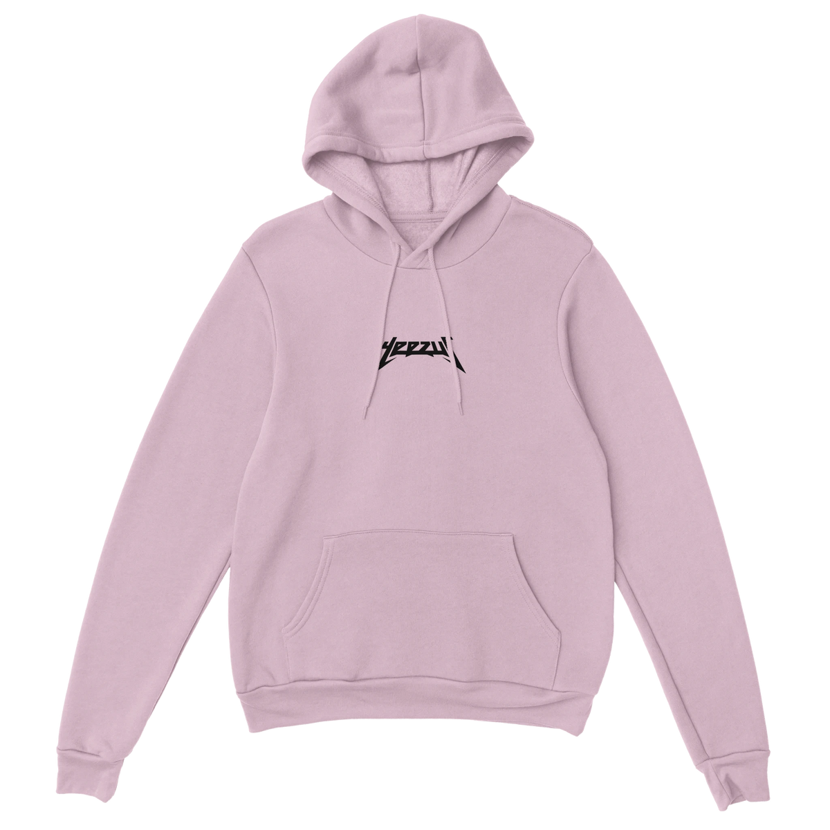 Yeezus Logo Hoodie-Light Pink-S-Bootlg