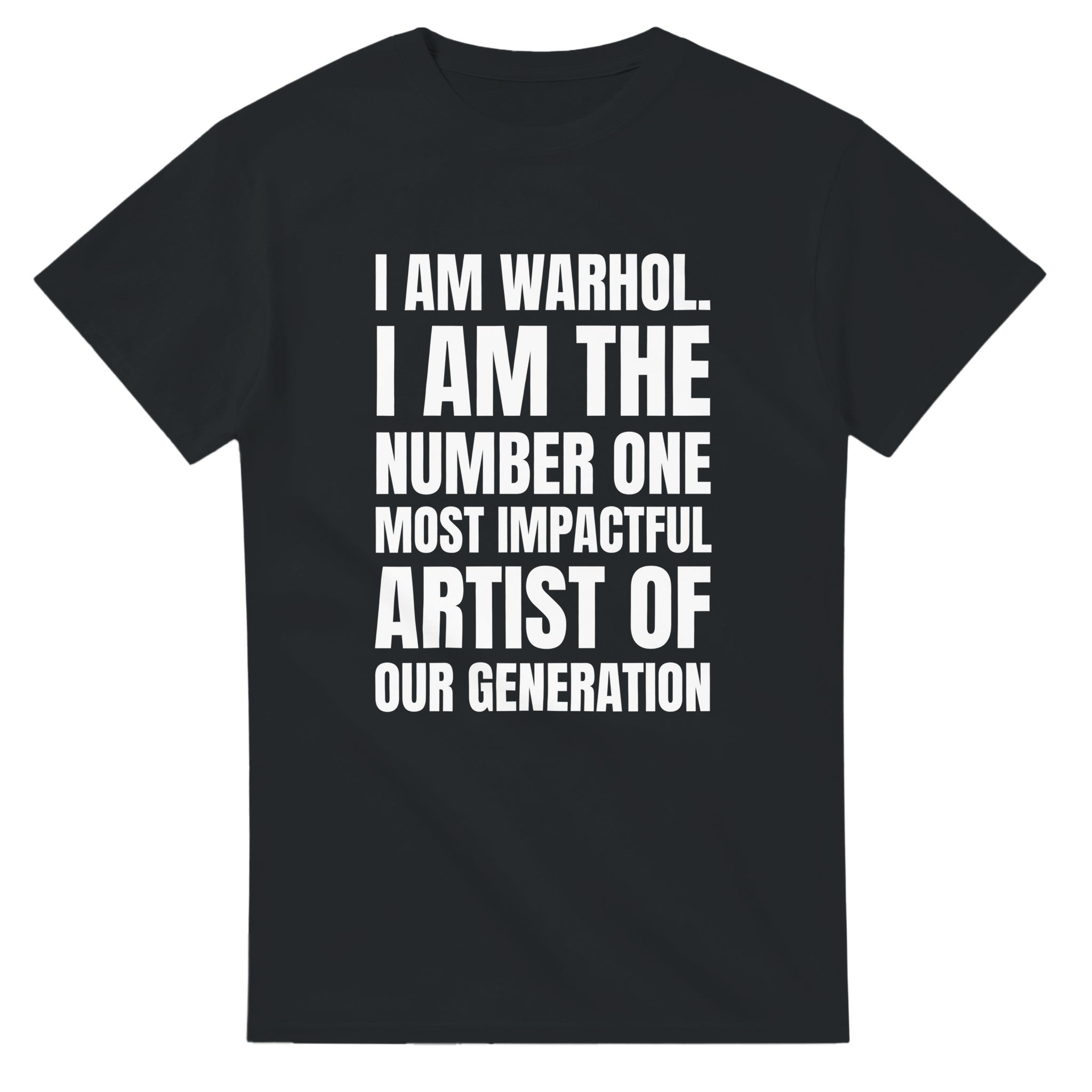 I Am Warhol Kanye West Tee-Black-S-Bootlg
