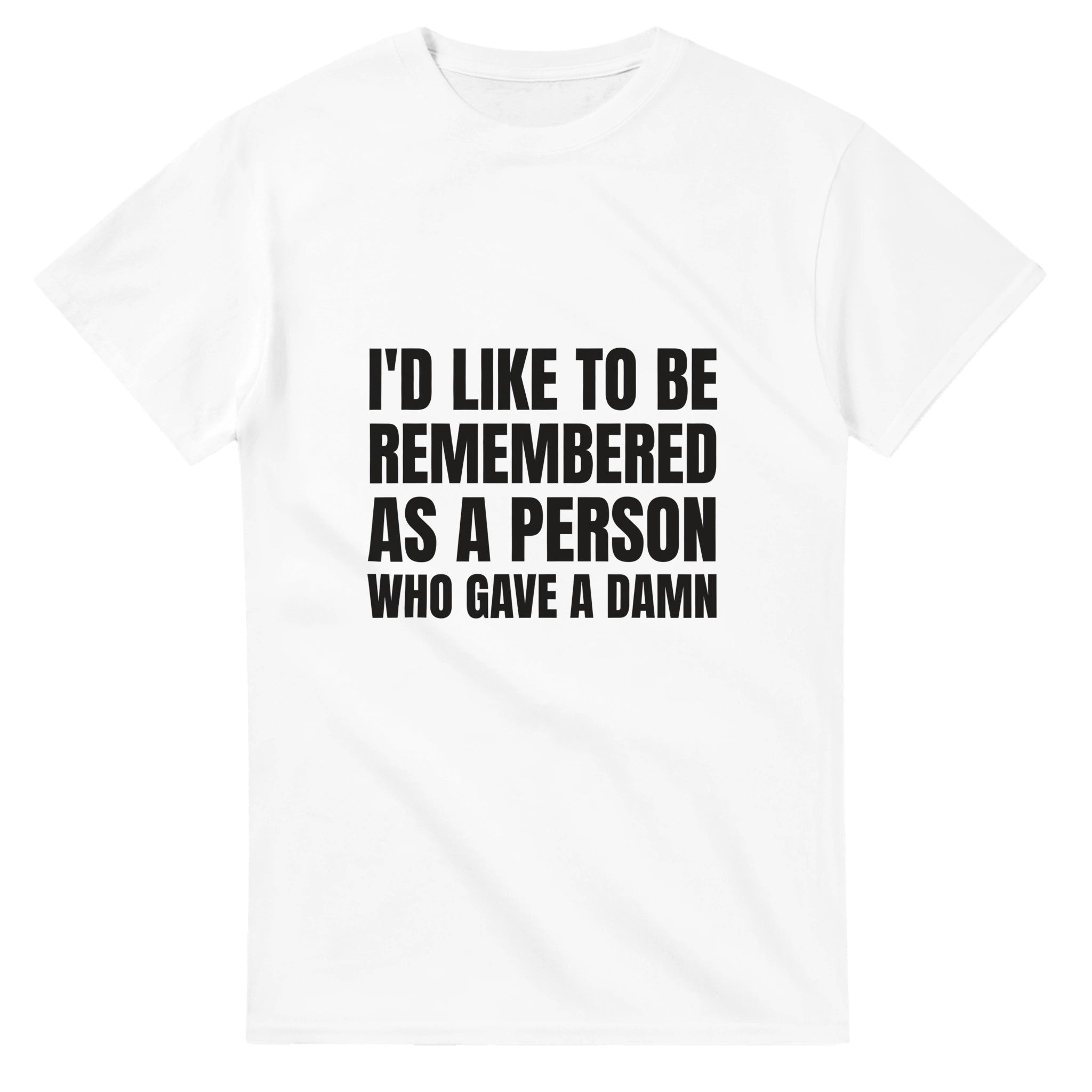Gave A Damn Kanye West Tee-White-S-Bootlg